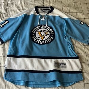 ***PENS NATION*** Throwback Pittsburgh Penguins Reebok Replica Jersey - Malkin